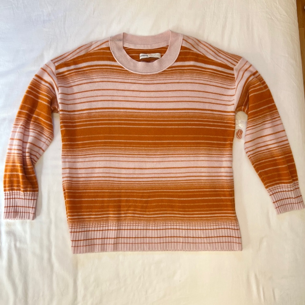 Anthropology Cashmere Striped Sweater - NWT
